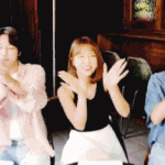 실시간으로 귀여움 인증한 아이즈X홍진영 V앱.gif