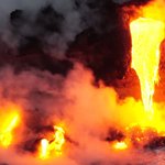 [대박이슈] 바닷가 용암 <b>분출</b> 카메라에 포착(직찍)