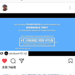 [워너원] 티저영상 감독님 인별 <b>민현</b>이