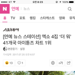 [EXO] 공추)한국 아이돌 그룹 <b>최초</b> 41개국 차트 1위