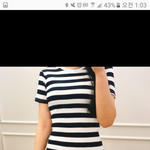 [조언부탁해] 줄<b>무늬</b> 골지 원피스 코디 도와줘!ㅠㅠ