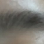 눈썹정리 도와줘...