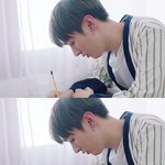 [워너원] 공부못하는애가 간만에 <b>연필</b>잡고 뭐하길래