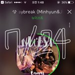 [뉴이스트] 멜롱44위 5계단<b>상승</b>!