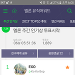 [EXO] @@@썩뮤 주간인기상 퉆열렸다@@@