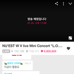 [뉴이스트] <b>브이</b>앱 하트 일억은 무슨ㅠㅠㅠ