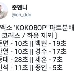 [EXO] <b>코코</b>밥 파트 분배 표다