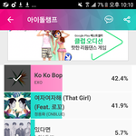 [EXO] 아이돌<b>챔프</b> 쇼챔 투표하셈 8월에 일위안할거야?