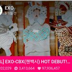 [EXO] 첸백시 눕<b>방</b> 곧 하트수 1억 넘음