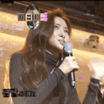 보기만해도 피안통하는 손나은 꽉낀 가죽레깅스