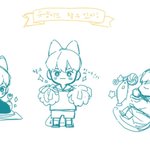 [시우민] 너무 귀여운 슈냥이 팬아트