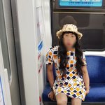 [<b>GIRLS</b>] 미니스커트 킬힐 망사스타킹 긴웨이브