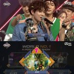 [백현] '엠카' 엑소, 2주<b>연속</b> 1위 6관왕…ㅊㅋ!!!