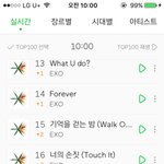 [EXO] 아심지어 수록곡들도 <b>오름</b>
