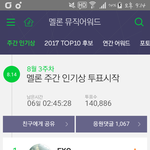 [EXO] ✔2위와 12,172표차, <b>점유율</b>차 8%