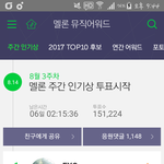 [EXO] ✔2위와 13,663표차, <b>점유율</b> 8%차