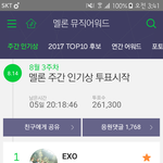 [EXO] 야 썩수탑텐이 ㄹㅇㅈ댄게 투표로 아무리
