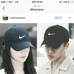 [EXO] 아이린이 나이키 모자쓰고 3일 뒤에 바로 <b>착용</b>한 세훈