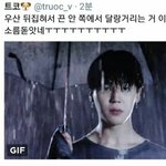 [방탄소년단] ㅁㅊㅋㅋㅋㅋ지민이 우산뒤집힌거