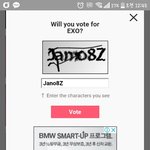 [EXO] <b>암</b>넷투표 조깟 이거 뭐라고 적혀있냐