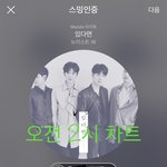 [뉴이스트] <b>오전</b> 2시 차트+3시 차트 추가