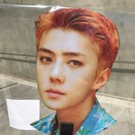 [세훈] 뉴굿즈 투명부채 <b>실사</b>