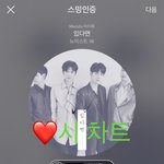 [뉴이스트] 러브시))차트도보고 <b>진</b>이도듣고❤️