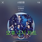 [뉴이스트] 4시))차트도보고 <b>진</b>이도듣고(99위)❤️