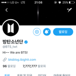 [방탄소년단] 팔로워777만 잡았다 :)