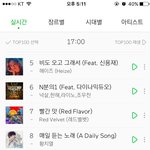 [아이유] 멜론 오후 5시차트 밤<b>편지</b> 11위