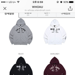 후드집업 색깔 골라쥴 예쁘니❤️