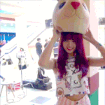 토기탈 쓴 임나영 몸매 <b>GIF</b>