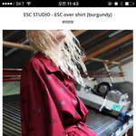 [황민현] 황민현 버건디 <b>옷</b> <b>정보</b> :)