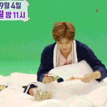 [강다니엘] 9/4, <b>이불</b>밖 촬영 비하인드 움짤