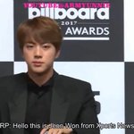 [방탄소년단] 아 ㅋㅋㅋ그 기자 소년단<b>앞</b>에선