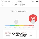 [EXO] 썩수 들어가서 엑소 페이지 들어가서 나와의 <b>친밀</b>도 확인하면
