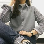[드루와] 스트라이프<b>셔츠</b> 좀 골라주샘 ~,~