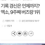 [EXO] 엑소 버즈량 9주<b>연속</b> 1위