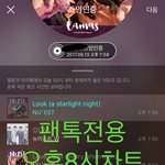 [뉴이스트] 오후8시))차트보고 진이듣고❤️