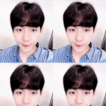 [백현] 170912 EXO <b>이즈</b>보 라이브 움짤 'ㅅ'  백현 2