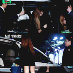 멤버들 치마 입었다고 담요로 가려주는 슬기.<b>gif</b>