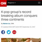 와; 방탄 이제 <b>CNN</b>에도 기사뜸