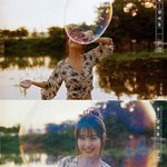 아이유 꽃<b>갈피</b> 둘 패션