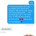 [EXO] 얘들아 투표 힘들지? 중국 엑소엘한테 <b>디엠</b>온 년인데 웃고가