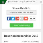 [EXO] 우리 10만표이상 차이나던 이 투표도 따라잡았어!!!