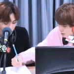 [NCT] 윙윙이한테 국화빵 써주는 재현이손