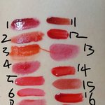 [재업] 레드립 20개 <b>발색</b>했어!!