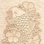 [가죽공예] 가죽공예-잉어 <b>카빙</b>