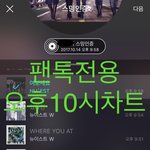 [뉴이스트] 오후10시))차트보고 진이듣고 총공하고❤️