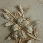 [가죽공예] 가죽공예-백합 3D<b>카빙</b>